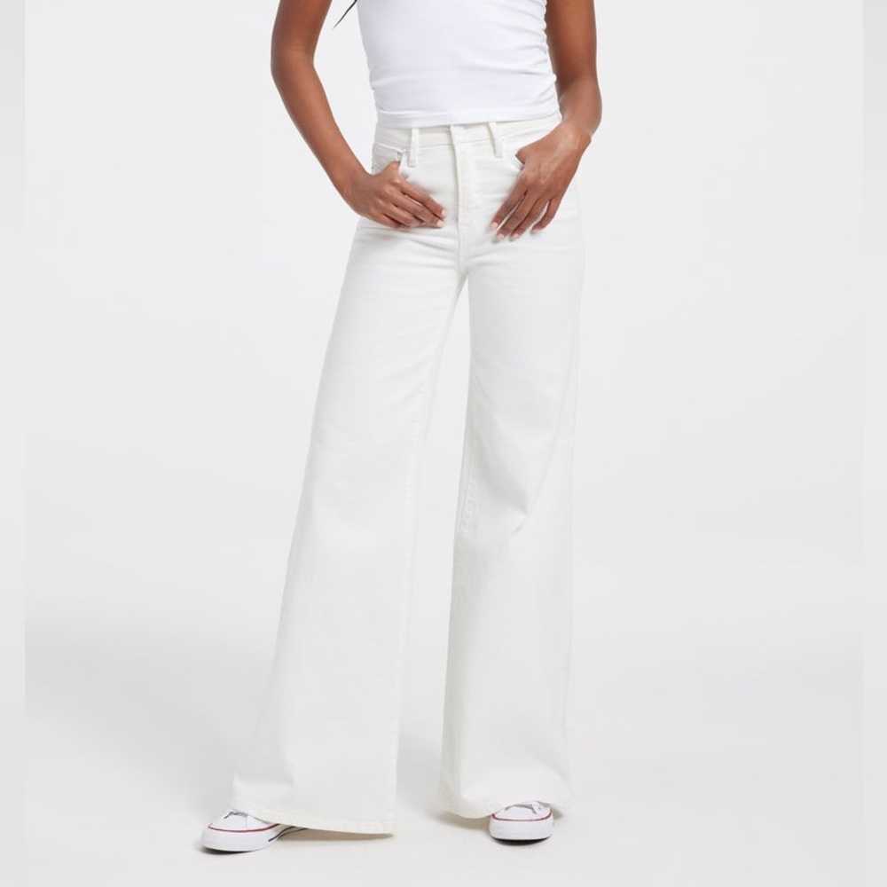 NWT GOOD AMERICAN WIDE LEG JEANS